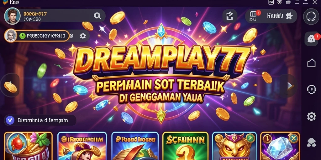 Tampilan gameplay yang menarik dan penuh warna dari DREAMPLAY77.