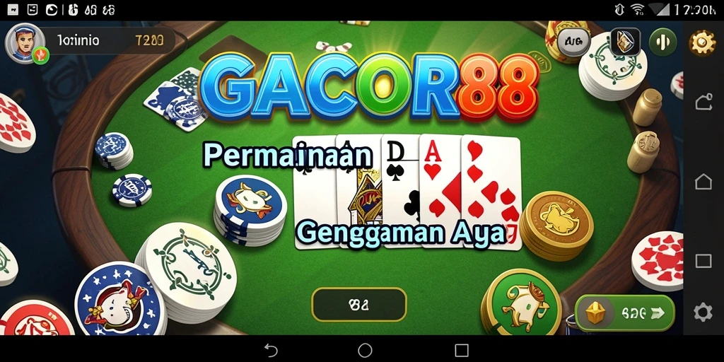 Screenshot gameplay GACOR88 menampilkan aksi Domino seru.