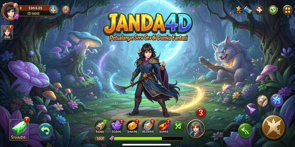 Tampilan gameplay menakjubkan dengan karakter dan dunia petualangan yang kaya.