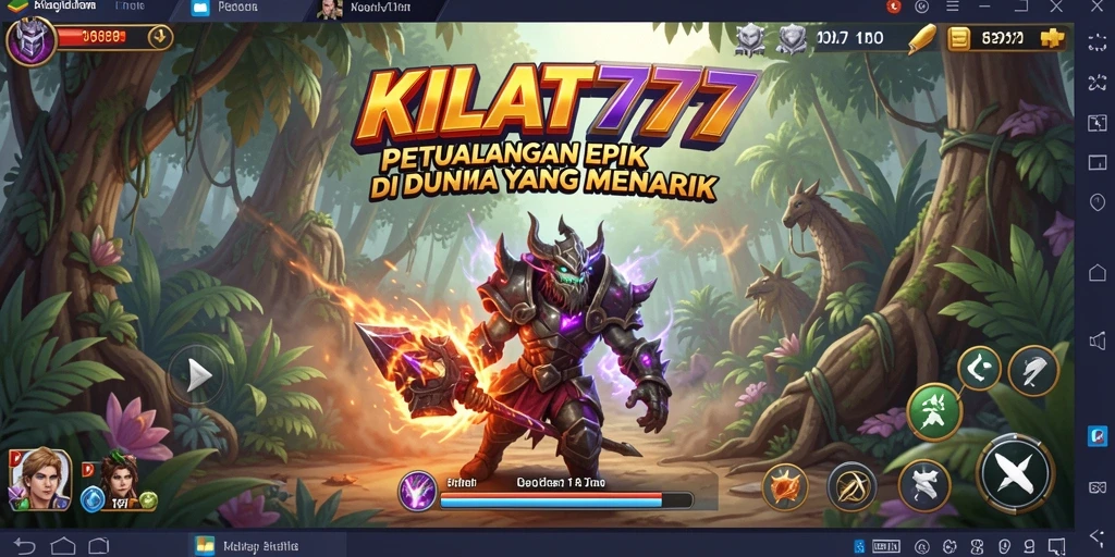 Tampilan gameplay KILAT777 yang menegangkan dan penuh aksi.