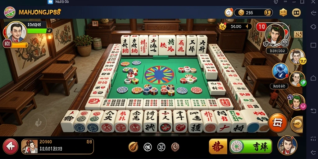 Tampilan permainan <strong>MAHJONGJP88</strong> yang seru dengan aksi olahraga menarik.