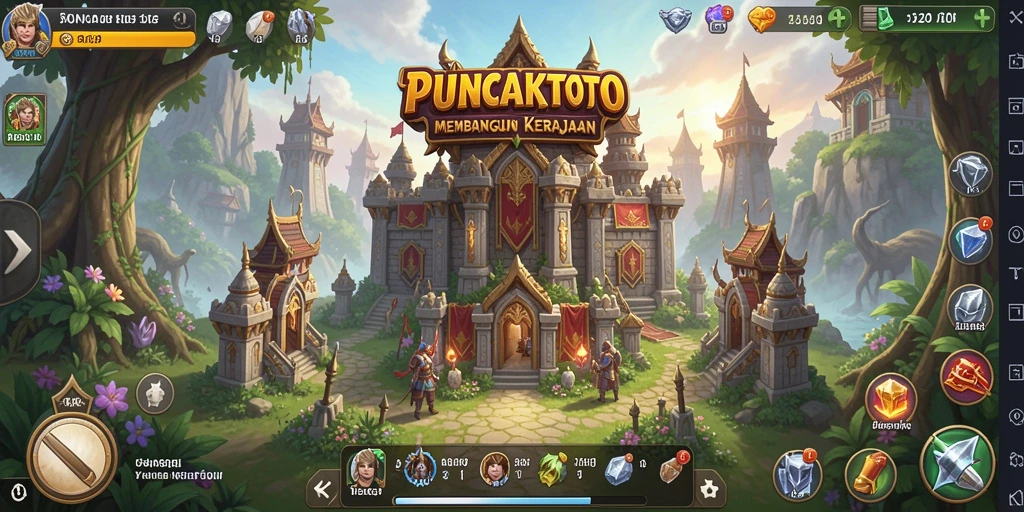 Tampilan gameplay PUNCAKTOTO yang menarik dan penuh strategi.