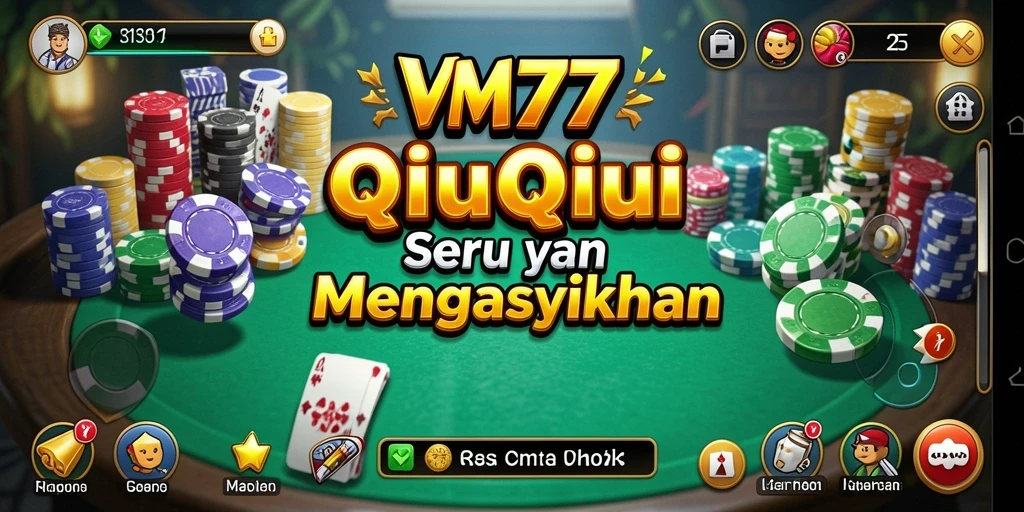 Screenshot gameplay QiuQiu yang seru dan interaktif.